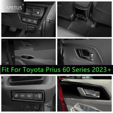 토요타 프리우스 5세대 2023-2024 ABS 블랙 후방 킥 방지 기어 변속기 헤드 스타트 스톱 버튼 커버 트림 호환