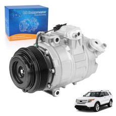 Vinomkii AC Air Conditioner Compressor with Clutch Fit for Ford Explorer 3.5L 2011-2015 Police Int, Vinomkii AC Air Conditioner Co