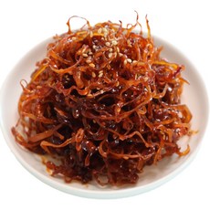 여우마을 수제반찬 고추장 오징어실채 볶음, 4개, 150g