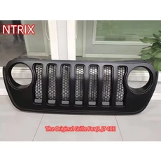 지프 랭글러 JL 4XE 2018+ L1030 NTRIX 용 오리지널 그릴 18-23 스타일 루비콘 블랙 ABS, 01 빠른, 01 Black