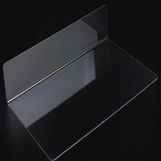 현아쇼 마트 편의점 진열대 상품 정리 칸막이 투명 가이드 레일 (자석형/일반형 옵션) 마트진열