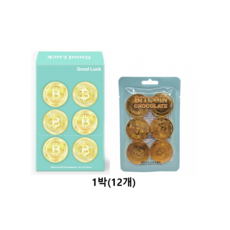 비트코인 초콜릿, 12개, 48g