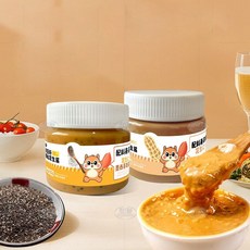 이슬빛 5종맛 땅콩버터잼 무첨가 스프레드 무설탕 오리지널맛 쨈, 1개, 100g