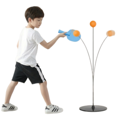 플레버 셀프 탁구 연습 세트 실내, 1개, 블루