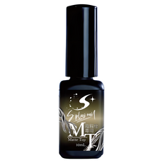 Splus nail 霧面上層，魔鏡粉專用免清霧面造型膠, 1個, 透明