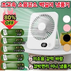 1/1+1 벽걸이 미니 냉풍기 저소음 냉풍기 미니 냉풍기, 화이트*1, F10
