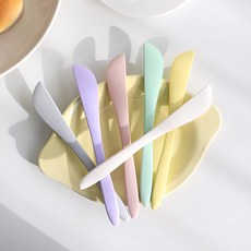 모코 파스텔 실리콘 버터나이프 6color 택1, 1개, 그레이