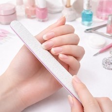 그릿랩 100 180 양면 네일파일 10p세트, 1세트, (일자형)