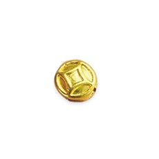 【炫麗】9999純金 黃金古錢配件 0.03錢 黃金古錢 小配件 招財進寶 富貴平安