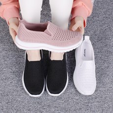 슬레진저 여성 푹신푹신 아쿠아 메쉬 스니커즈 슬립온 SL-69