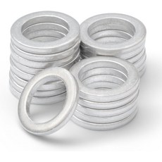 보텍스 - 미국산 M12 12MM 소형 오일 배수 플러그 크러쉬 와셔 개스킷 씰 링 오일냉각제 알루미늄 20팩 ACWM12-4