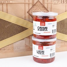 HACCP 젓갈 선물세트 2종(낙지젓400g+오징어젓400g), 1개