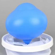 물결샵 깔끔이 세탁볼 꼬임 정전기 구김 드럼 옷감훼손 손상 빨래 방지 먼지제거, 1개