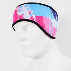 방한 밴드 귀마개 (마블링패턴), 1개