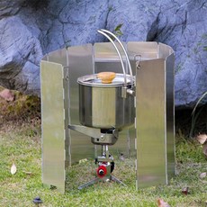 버너 바람막이 10단 휴대용, 1개