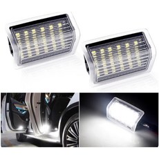 適用於BENZ 賓士 W212 W176 W246 W166 GLA W205 GLB 照地燈 迎賓燈 門燈 超白光, 白殼(超白光)