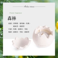 Mii厝邊 浪漫復活蛋 香氛蠟燭, 森林幽香【復活蛋系列】