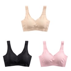 簡約無痕運動內衣 3入組