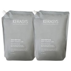 케라시스 엑스트라 데미지케어 대용량 샴푸 2000ml x 2개 리필용, 2L