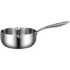 CookNest 통5중 미니형 스텐 316 멀티팬 편수 냄비, 1개, 은색, 20cm