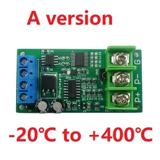온도 감지 변환기 - 고정밀 RS485 Modbus RTU PT100 열전대 PTA9B01, 1개