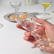 고급 고블렛 소주잔 크리스탈 특이한 인생술잔 중국 술 잔 빼갈 백주 고량주잔 바이주잔, 어벨 롱 소주잔 50ml (1044-10)