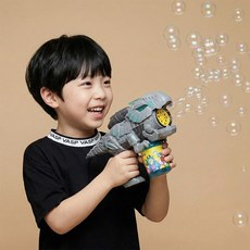 애들랜드 스피닝 터보 티렉스 버블건, 혼합색상, 1개
