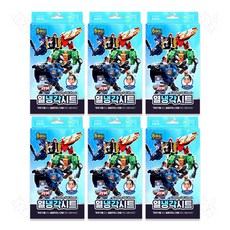 해호 헬로카봇 열냉각시트, 6개, 6매입