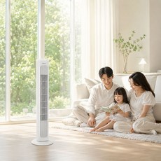 26년형 프리미엄 날개없는 선풍기 무풍 타워형 신생아 아기 안전한