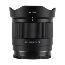 VILTROX AF 40mm F2.5 FE Air Sony E 마운트용 풀 사이즈 대구경 f2.5 단초점 렌즈