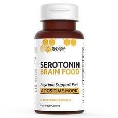 NATURALSTACKS Serotonin素食膠囊, 1個, 60顆