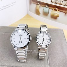 SIGMA 席葛瑪 簡約時尚情侶對錶 防水錶 1122M-2/1122L-2 白銀