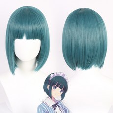 女僕咖啡廳 小野白菊cos 假髮, 1個, 小野白菊