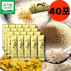 국산 100% 유기농 상황버섯쌀 발아현미쌀 발아시킨 식약처 HACCP인증 상황버섯발아현미쌀, 40개, 20g