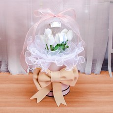 LIFE MASTER 鬱金香波波球抱抱桶, 1個, 鬱金香抱抱桶_白色