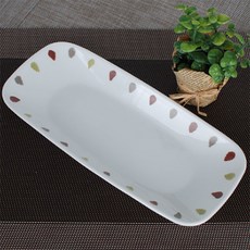 CORELLE 신제품코렐 씨드시리즈 식기 강화유리접시 코렐찬기 코렐접시 백화점코렐 낱개판매, 씨드, 사각생선접시