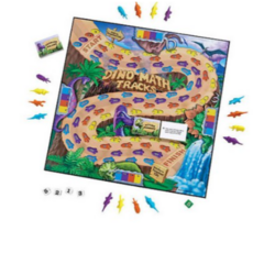 러닝리소스 20712 공룡 발자국 자릿수 두뇌트레이닝 게임, 믹스, 1개