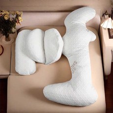 임산부베개 수면 바디필로우 롱쿠션 침구 임산부용 전신 여성용 임신선물, 6. 5in1 유후메이(피부친화)