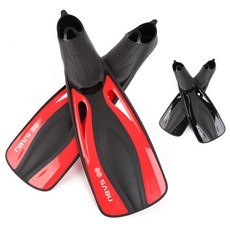 JANGSABU SABU蛙鞋 長腳蹼, 紅色