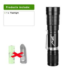 스쿠버 다이빙 손전등 수중 IPX8 랜턴 XHP199 LED 후레쉬 26650 방수 다이버 12000LM, XHP50 D-no battery, Diving flashlight