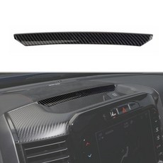 탄소섬유 센터 콘솔 저장 슬롯 커버 트림 - 닷지 램 1500 2500 3500 2019-2026 USA