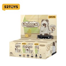 52TOYS 鵲拾樂系列 掃地機器貓盲盒, 1個, 一中盒(請下標6次) Y1左地, 一中盒(請下標6次) Y1左地