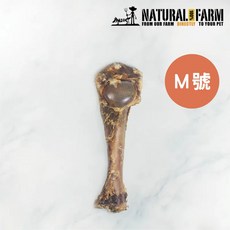 艾爾發寵物 Natural Farm 自然牧場 鹿腿骨 狗零食 耐咬潔牙 寵物零食, 1個, M號