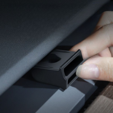 하루픽 테슬라 방향제 송풍구 클립 홀더 모델 3 모델 y 거치대, 블랙, 1개