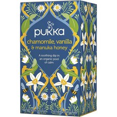 pukka 洋甘菊香草麥蘆卡蜂蜜茶, 1.6g, 1組, 20入