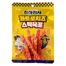 천하장사 콰트로치즈 스틱육포, 30g, 4개
