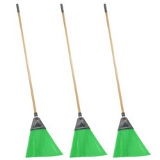 청사기공싹쓸이비 대 싸리 낙엽 야외 마당 현관 긴 빗자루 청소, 혼합색상, 1개