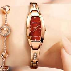 루이리빈 방수 쿼츠 메탈 손목시계