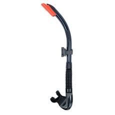 AROPEC J型半乾式矽膠呼吸管 – 水精靈, 黑/橘色, 1個