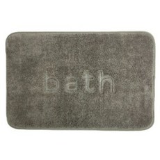 Viva Bath浴室記憶海綿腳踏墊, 1個, 深灰色